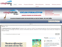 Tablet Screenshot of colegiocirculo.com